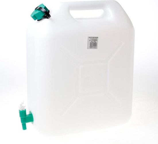 Jerrycan met kraan kunstst.20ltr van Hünersdorff