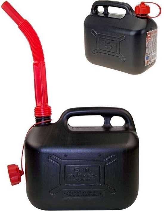 Jerrycan met opschroefbare schenktuit 5 liter van Vervoerjutten
