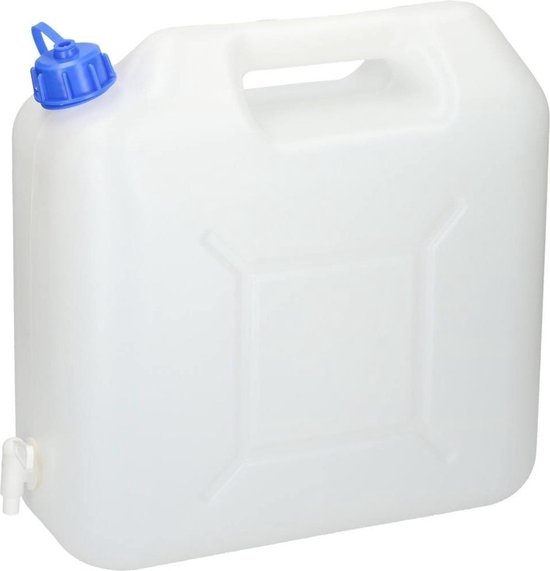 Jerrycan voor water 15 liter - inclusief schenkkraan - waterjerrycans / watertank van Bo-Camp