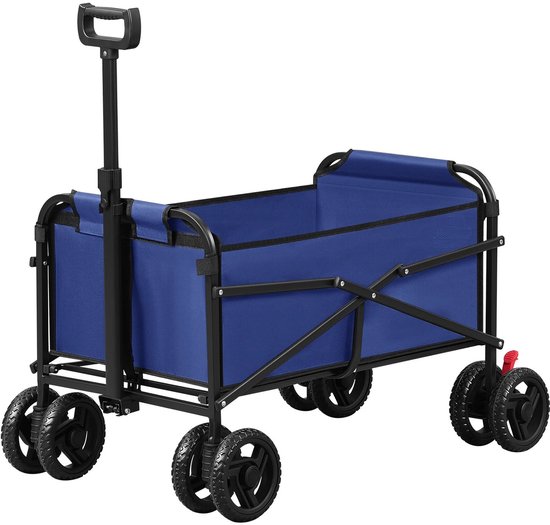 Jessi Store - Bolderkar - Opvouwbaar - Handkar - Outdoor - Transportkar - Met remmen - Dubbele wielen - 80 kg - 86 x 54 x 93 cm van Merkloos