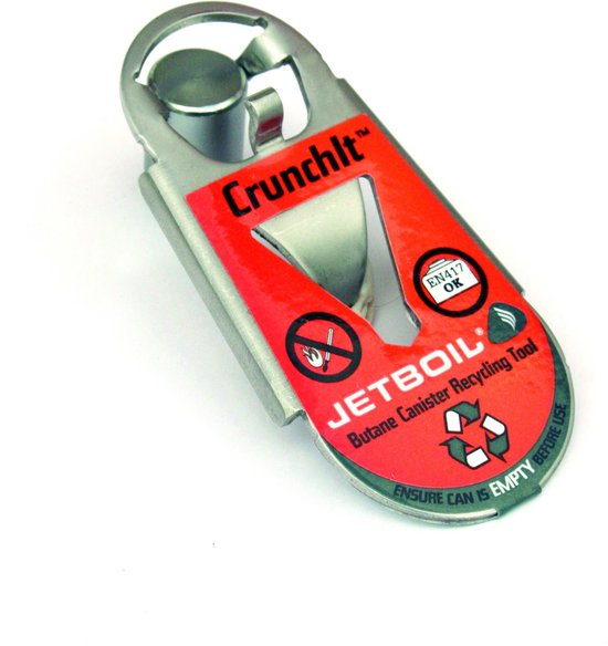 Jetboil CrunchIt Fuel Canister Recycling Tool van Jetboil