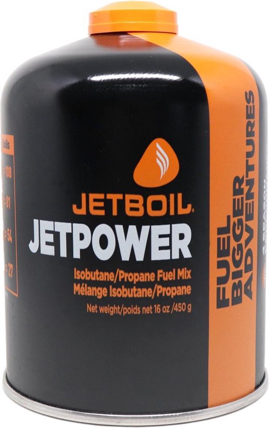 Jetboil gas cartridge JETPOWER - 450gr - gasfles van Jetboil