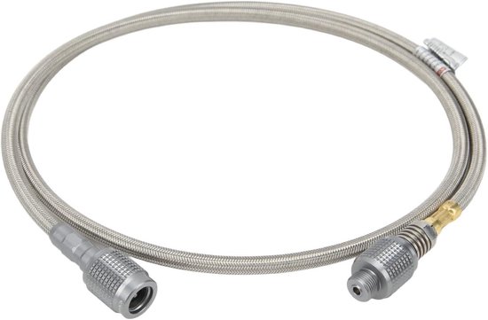 Jhubers Goods - Gasslang Propaan Adapter - Gasfornuis Verlengbuis - Campingkachel - Roestvrijstalen - Propaan Slang Adapter - Geschikt voor Campingkachel en Gasfornuis - Roestvrijstalen Model - Gas Verlengbuis Adapter. van Merkloos
