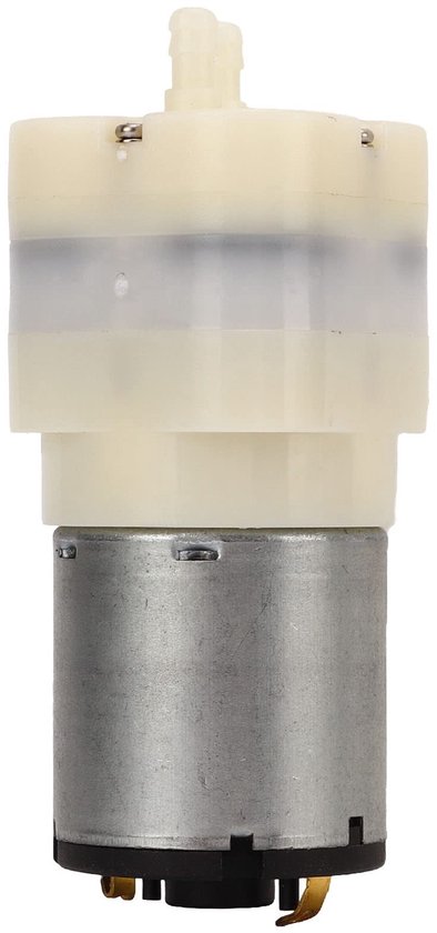 Jhubersproducts - Elektrische Micro Luchtpomp - Mini Vacuüm Membraanpomp - Geringe geluidssterkte - DC4.5V - Vacuüm tot 8.0LPM - Geschikt voor diverse