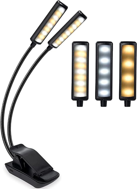 JMZR® Leeslampje voor Boek - Loeplamp voor in Bed - Lamp met Klem van JMZR