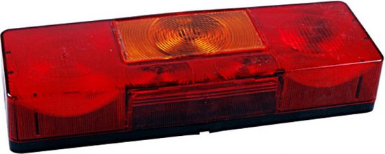 Jokon Achterlicht 496 Rem/ Knipper/ Kenteken/ Mist Opbouw Links van Jokon