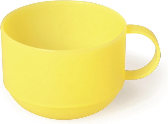 Jumbo Mok - Grote Beker - Drinken - Vaatwasserbestendig - 050 liter - Geel