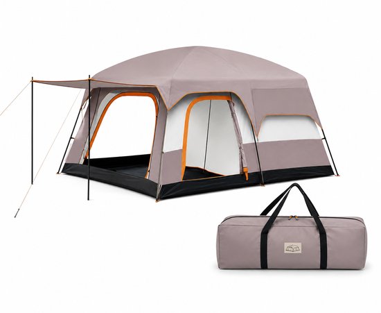 Jurrys tent - Kampeertent - Zonnescherm - paviljoentent - 4 personen - Met draagtas - Weerbestendig - Uv bescherming - 210x155x180 cm