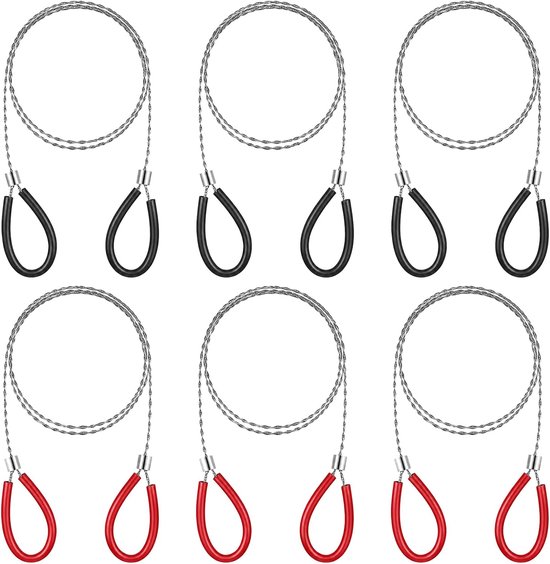 Kabelzaag 80 cm - roestvrij staal - robuuste handkettingzaag - ideaal voor camping en outdoor - ShopVlot