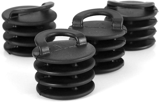 Kajak Scupper Stopper - Afvoergat Plug - Kajak Dicht Maken - Nylon Materiaal - 40mm - Zwart