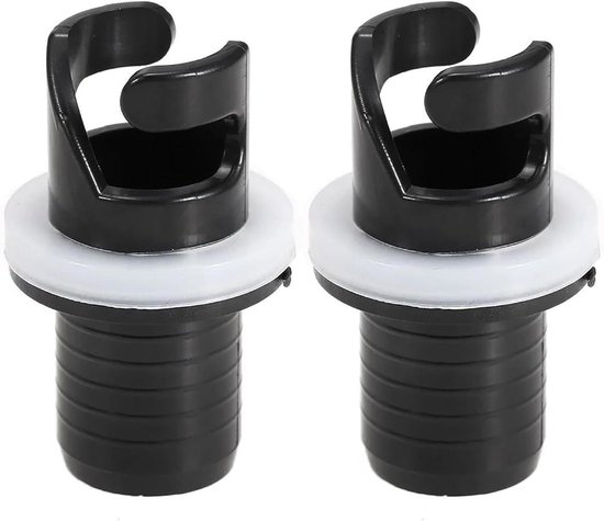 Kajak Ventieladapter Set - Rubberboot Pomp Adapter - Opblaasbare Boten - Lekvrije Dichtheid - Universele Maat - Zwart van Merkloos