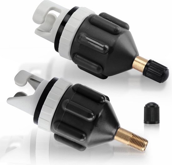 Kajakadapterset - 2-Delige Set - Sup-Ventieladapter - Kanopompconverter - Stand-Up Paddleboard