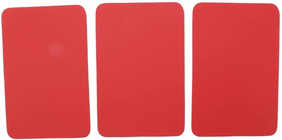 Kajakpatch PVC Vlotpatch - Reparatieset Rubberboot - Waterscooter Repareren - Waterdicht Duurzaam Materiaal - 3 STUKS - Rood