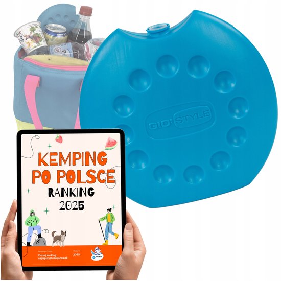 Kamai GioStyle Koelelement 400ml - Blauw, voor koeltas en koelbox