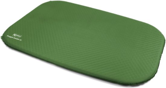Kampa - 2-Persoons Zelfopblazende Slaapmat - 7,5 cm Dik - Groen van Kampa