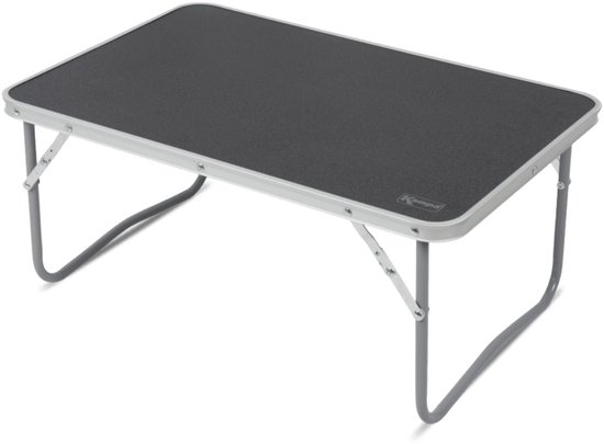 Kampa Low Bijzettafel - Campingtafel - Compact en inklapbaar - Lichtgewicht - Stalen frame