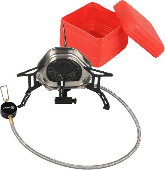 Kampeer Gasfornuis - Outdoor Brander - Buiten Koken - Winddicht Ontwerp - 6000 Watt