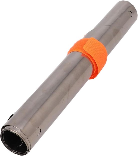 Kampeer Kook Windscherm - Kookplaat Windblok - Efficiënt Koken Buiten - Ultradun Titanium Materiaal - 19 cm Hoog - Zilver