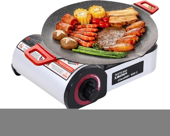 Kampeer Kookstel - Draagbare Keuken - Buiten Koken - Geavanceerde Warmteregulering - 26 x 19 x 8 cm - Zwart
