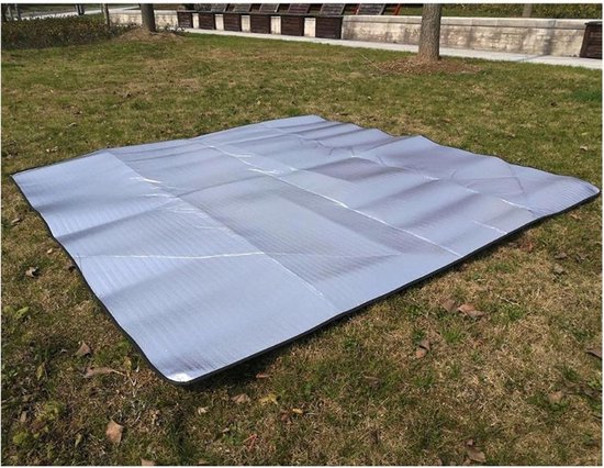 Kampeer mat - Picknickkleed Strandmatras - Buitenactiviteiten - Lichtgewicht en opvouwbaar - 200 x 200 cm - Rood