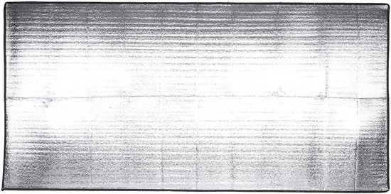Kampeer Mat - Slaapmat Buiten - Kamperen en Picknicken - Dubbelzijdig Waterdicht - 15 x 2 Meter - Zilver