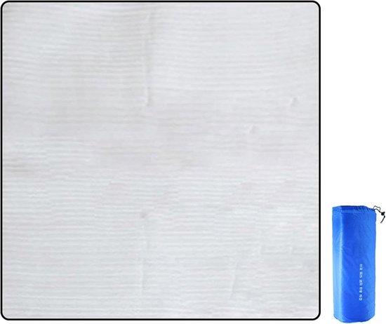 Kampeer Mat - Slaapmat Outdoor - Comfort Buiten - Thermisch Waterdicht - 240x240cm - Aluminium