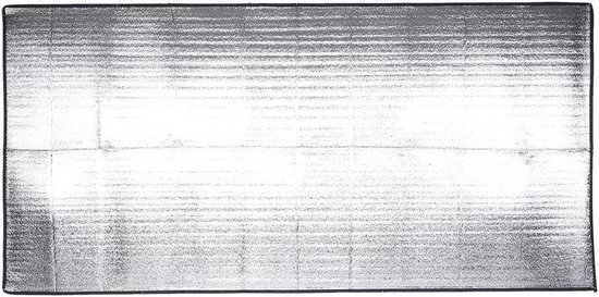 Kampeer Mat - Slaapmat Outdoor - Comfortabel Kamperen - Dubbelzijdig Vochtwerend - 200 x 200 cm - Zilver van Merkloos