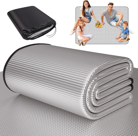 Kampeer Mat - Slaapmat Picknickkleed - Buiten slapen - Waterdicht en isolerend - 150 x 200 cm - Multikleur