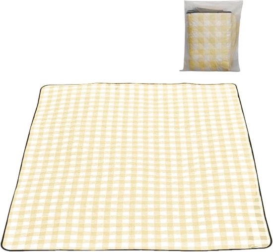 Kampeer Mat - Slaapmat Picknickmat - Buiten Ontspannen - Waterdicht Oxford Materiaal - 200x150 cm - Grijs