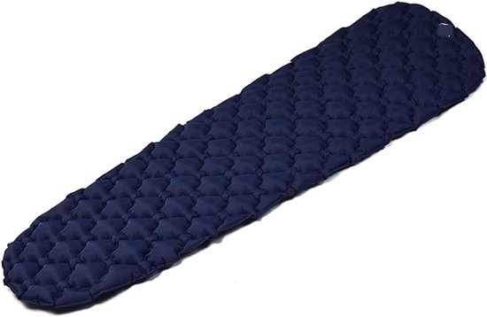Kampeer Matras - Luchtbed Opvouwbaar - Buiten Slapen - Lichtgewicht Nylon - R-waarde 1.3 - Eén Kleur