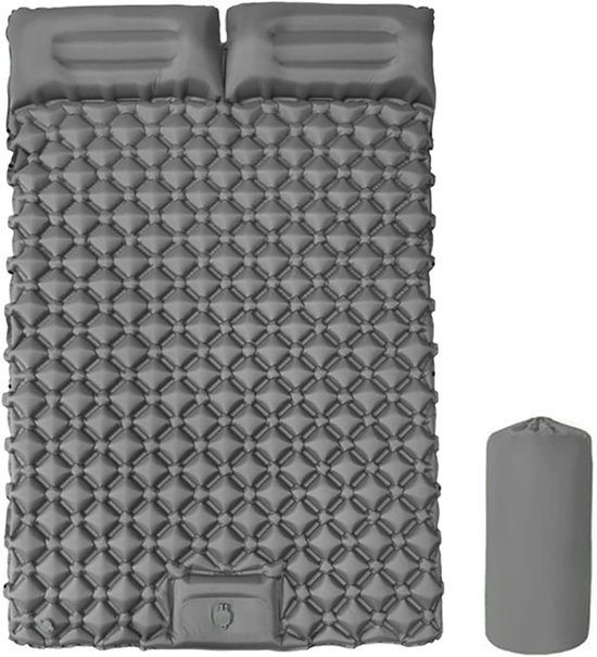 Kampeer Matras - Slaapmat - Buiten slapen - Automatisch opblazen - Voor 2 personen - Zwart