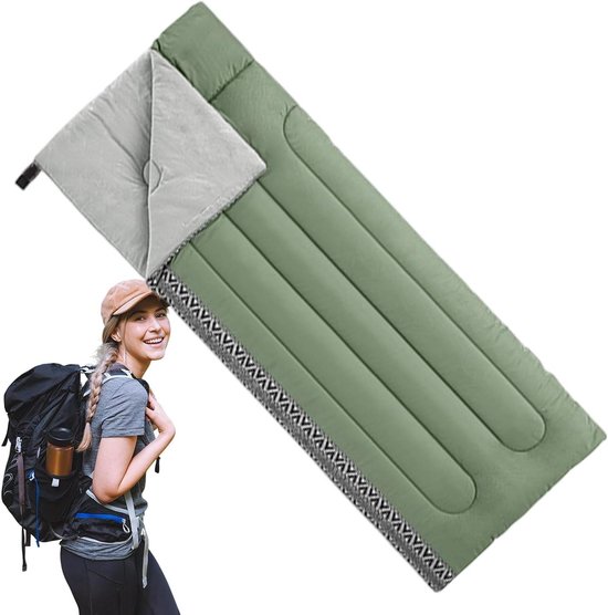 Kampeer Quilt - Slaapzak Outdoor - Kamperen en Reizen - Lichtgewicht Vulling - 190x75 cm - a