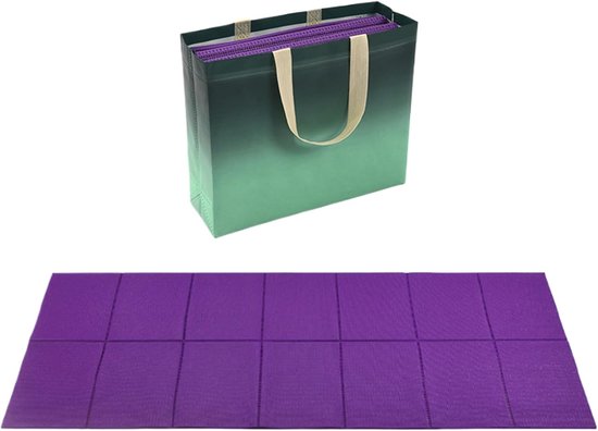 Kampeer slaapmat - Backpack matras buitenkussen - Outdoor rusten slapen - Lichtgewicht isolerende laag - 173x61x0.6 cm - Violet van Merkloos