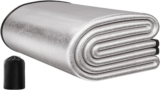 Kampeer Slaapmat - Buitenmat Isolatie - Outdoor Rusten - Waterdichte Isolatie - 150x200 cm - Zilver
