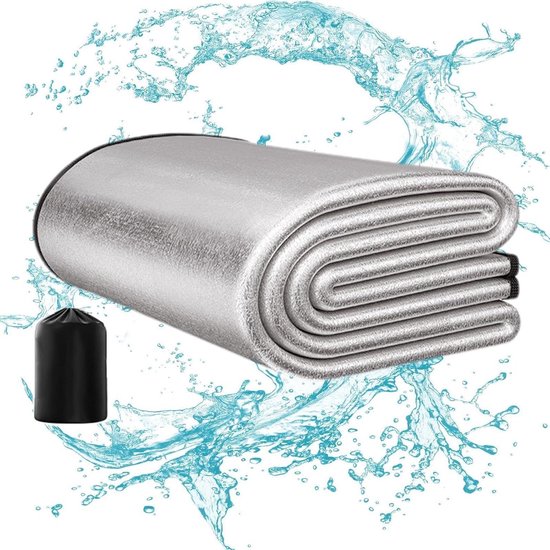 Kampeer Slaapmat - Grondtentmat Schuimmat - Buiten Kamperen Wandelen - Dubbelzijdig Thermisch Waterdicht - 200x200cm van Merkloos
