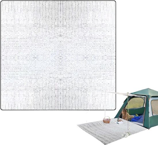 Kampeer Slaapmat - Isolerende Deken - Buiten Slapen - Dubbelzijdig Waterdicht - 200 x 200 cm - Grijs