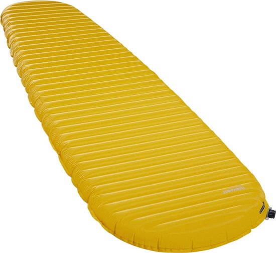 Kampeer slaapmat - Luchtbed Backpack - Buiten slapen - Ultralicht en compact - 51 x 168 cm - Zonnegeel
