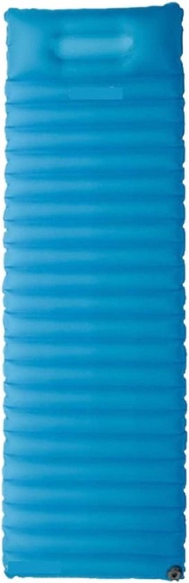 Kampeer Slaapmat - Luchtbed Tent - Buiten Slapen - Ultralicht Opblaasbaar - 60 x 185 cm - Blauw