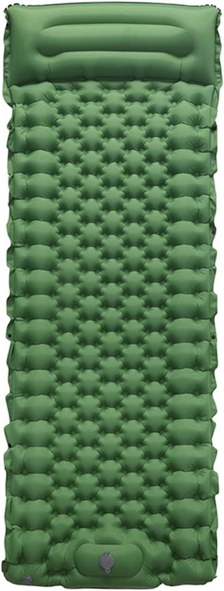 Kampeer slaapmat - Opblaasbaar luchtbed - Buiten slapen - Waterdicht en slijtvast - 200x75cm - Marineblauw
