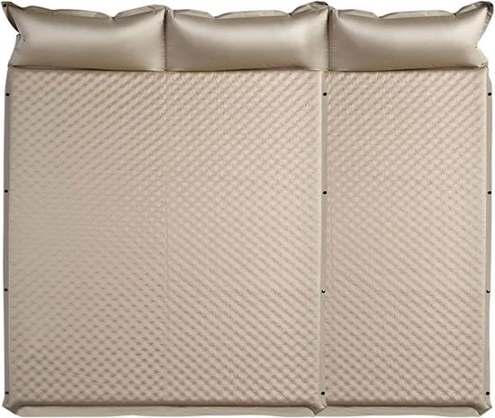 Kampeer Slaapmat - Opblaasbaar Matras - Comfortabel Slapen - Zelfopblazend met Kussen - 192x198cm - Blauw