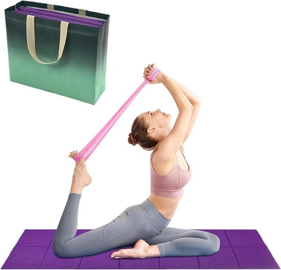 Kampeer Slaapmat - Opvouwbare Mat Fitness - Outdoor Activiteiten - Waterafstotend Oppervlak - 173x61x0.6cm - Violet