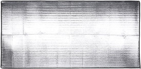 Kampeer Slaapmat - Yoga Mat Outdoor - Vochtige Grond Beschermen - Dubbelzijdig Vochtbestendig - 200 x 100 cm - Zilver van Merkloos