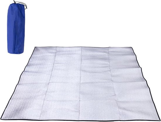 Kampeer Slaapmatje - Vochtwerende Mat - Buiten Ontspannen - Ultralicht Aluminiumfolie - 15 x 2 Meter - Zilver