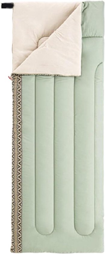 Kampeer slaapzak - Buiten slapen - Outdoor avonturen - Waterafstotend materiaal - 190x75 cm - Grijs van Merkloos