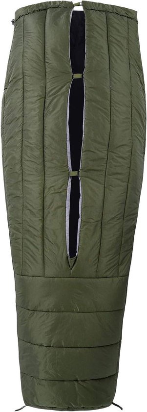 Kampeer Slaapzak - Outdoor Dekbed - Kamperen Wandelen - Waterdicht Ripstop Nylon - 200 x 85 cm - Olijfgroen