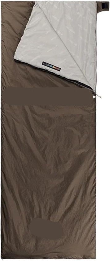 Kampeer slaapzak - Outdoor slaapzak - Comfortabel slapen - Lichtgewicht en draagbaar - 205x85cm - Bruin