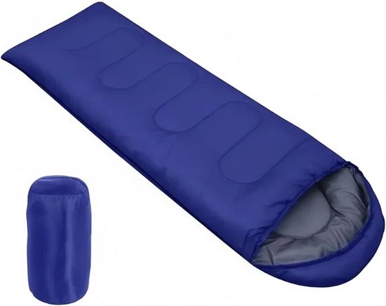 Kampeer Slaapzak - Outdoor Slaapzak - Kamperen en Wandelen - Lichtgewicht Ontwerp - 1000 Gram - Blauw
