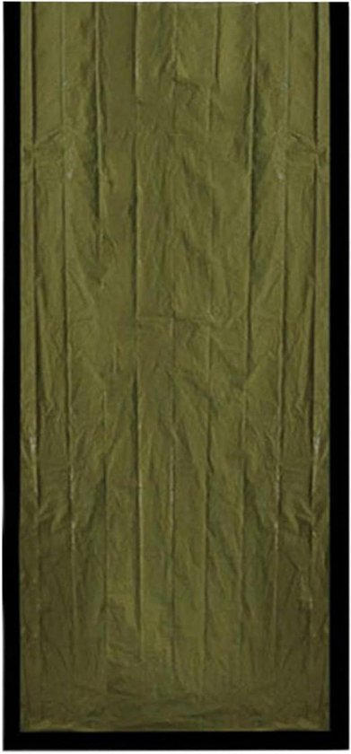 Kampeer slaapzak - Outdoor slaapzak - Kamperen en wandelen - Warmte reflecterende technologie - 266 x 91 cm - Groen