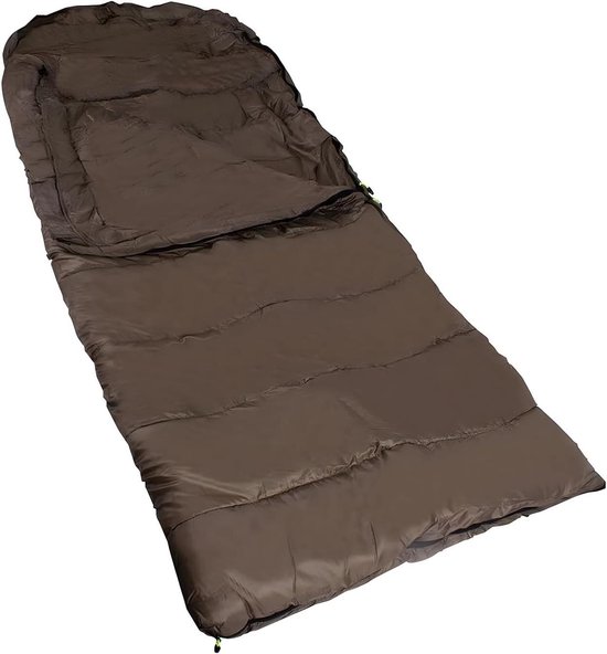 Kampeer slaapzak - Outdoor slaapzak Reis slaapzak - Comfortabel slapen - Voorzien van compressiezak - XL 210x88cm - Groen
