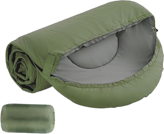 Kampeer slaapzak - Outdoor slaapzak Reis slaapzak - Kamperen en Hiken - Waterafstotend en Ademend - 220 x 75 cm